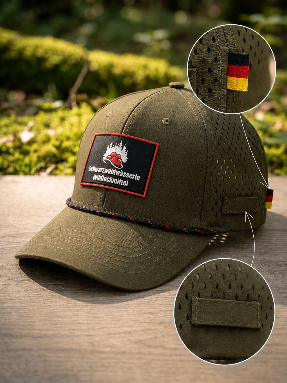Basecap Grün - Schwarzwaldwässerle